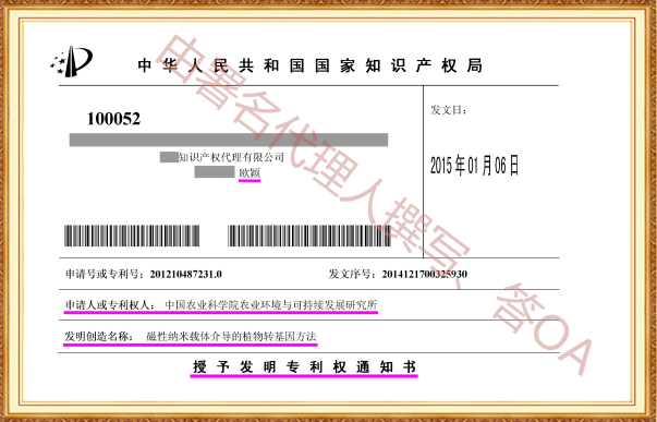长沙欧诺知识产权代理有限公司,知识产权代理,长沙专利代理,专利代办哪家好,专利申请,发明专利申请